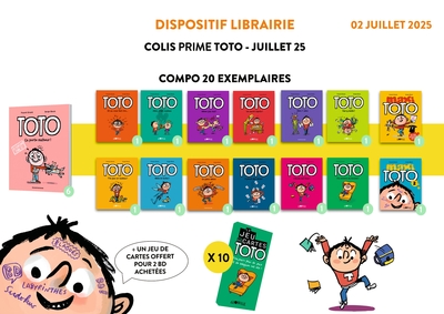 Picture of Colis-déco 20 vol - Toto - juillet 25