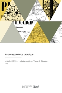 Picture of La correspondance catholique