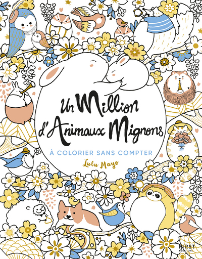 Image de Un million d'animaux mignons à colorier sans compter