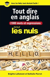 Image de 2000 mots et expressions pour tout dire en anglais pour les Nuls