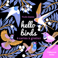 Picture of Cartes à gratter mini - Hello birds