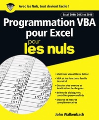 Image de Programmation VBA pour Excel 2010 et 2013 pour les Nuls