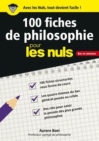 Picture of 100 fiches de philosophie pour les Nuls Bac et concours