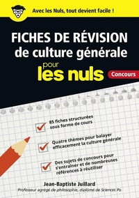 Image de Fiches de révision de culture générale pour les nuls - Concours