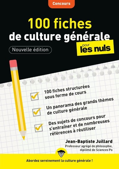Picture of 100 fiches de culture générale pour les Nuls Concours, 3e édition