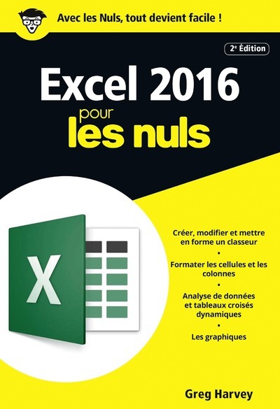 Image de Excel 2016 2ed Poche Pour les Nuls