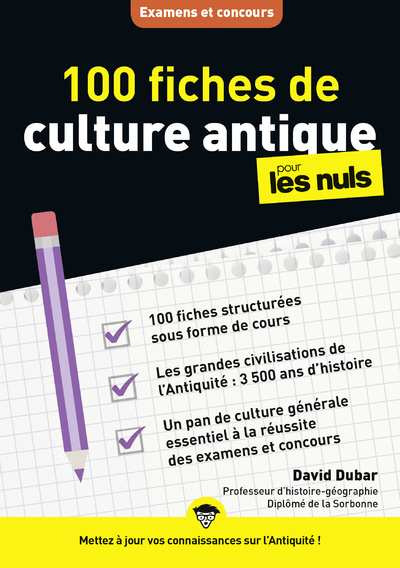 Image de 100 fiches de culture antique pour les Nuls Concours