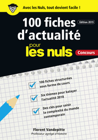 Image de 100 fiches d'actualité pour les Nuls Concours