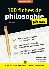 Picture of 100 fiches de philosophie pour les Nuls Concours, NE