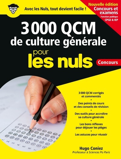 Picture of 3 000 QCM de Culture générale pour les Nuls Concours - NE
