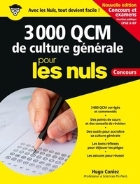 Picture of 3 000 QCM de Culture générale pour les Nuls Concours - NE