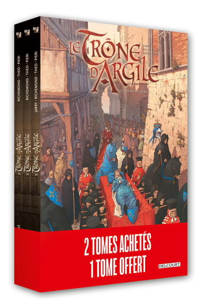 Image de Le Trône d'argile - pack T04 édition HC + T05 +T06