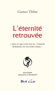 Picture of L'éternité retrouvée