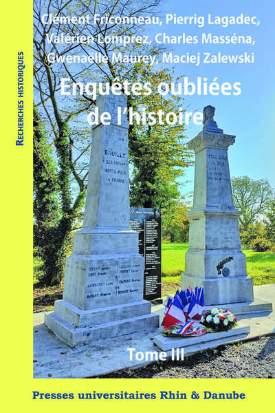 Picture of Enquêtes oubliées de l'histoire