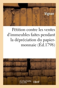 Picture of Pétition au Conseil des Anciens sur l'exercice de l'action en rescision