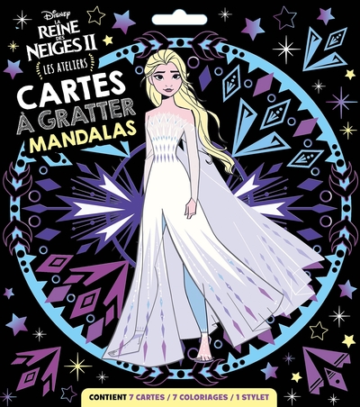 Image de LA REINE DES NEIGES - Les Ateliers Disney - Mandalas à gratter - Disney