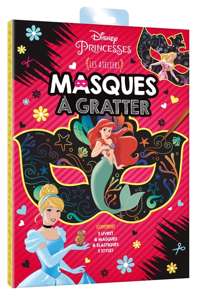Image de DISNEY PRINCESSES - Pochette Les Ateliers - Masques à gratter