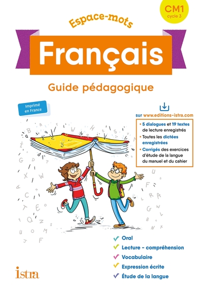 Picture of Espace-Mots Français CM1 - Guide pédagogique - Ed. 2020