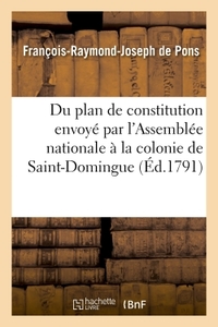 Picture of Réflexions sur quelques articles du plan de constitution