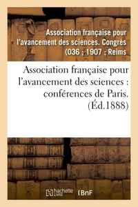 Picture of Association française pour l'avancement des sciences : conférences de Paris. 36