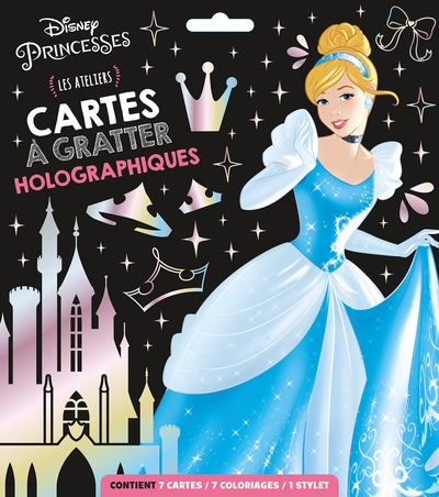Image de DISNEY PRINCESSES - Les Ateliers Disney - Cartes à gratter holographiques
