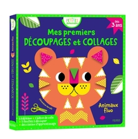 Image de Mes premiers découpages et collages - Animaux fluo
