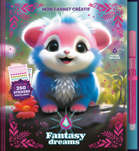 Image de Mon carnet créatif Fantasy Dreams (feutre pailleté et stickers)