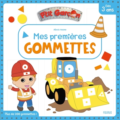 Picture of Mes premières gommettes - P'tit Garçon (tractopelle)