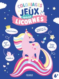 Picture of Coloriages et jeux spécial licornes