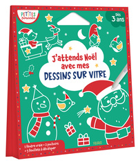 Image de J'attends Noël avec mes dessins sur vitre