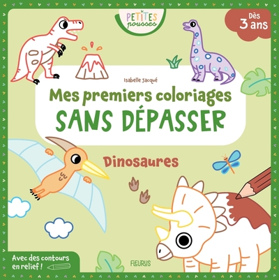 Picture of Mes premiers coloriages sans dépasser - Dinosaures