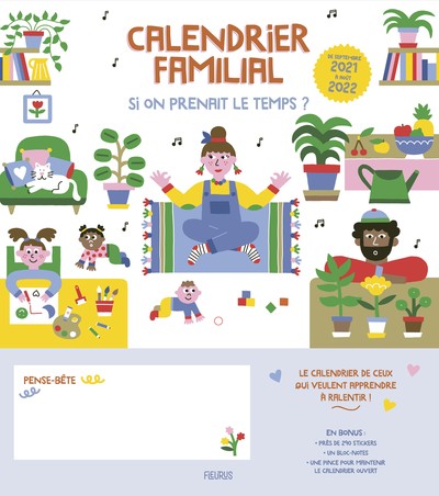 Image de Calendrier familial 2021-2022   Si on prenait le temps ?