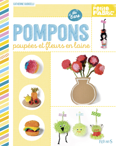 Image de Pompons, poupées et fleurs en laine