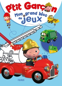 Picture of Mon grand bloc de coloriages et jeux P'tit garçon