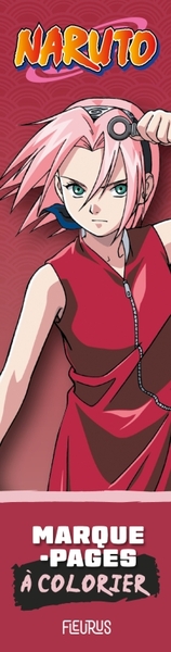 Image de Marque-pages à colorier Naruto   Édition Sakura