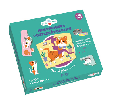 Picture of Mes premiers puzzles évolutifs - La famille chat (4 puzzles)
