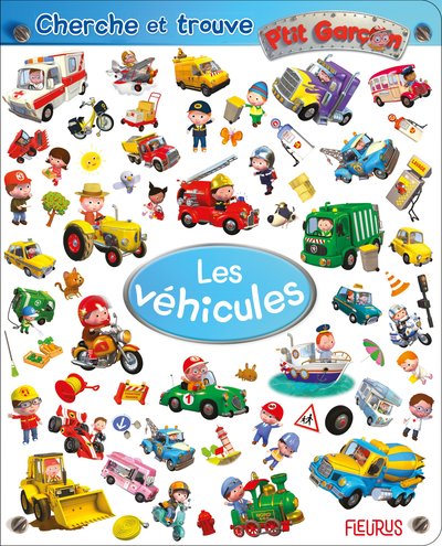 Picture of Cherche et trouve P'tit Garçon - Les véhicules
