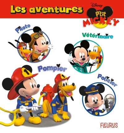 Picture of Les aventures P'tit Mickey - Pilote, vétérinaire, pompier, policier