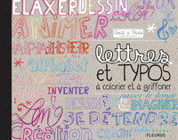 Picture of LETTRES ET TYPOS A COLORIER ET A GRIFFONNER