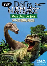 Image de Bloc jeux - Défis nature - Les dinosaures - 7+
