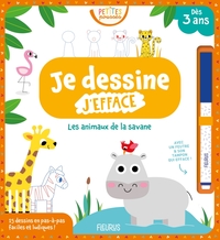 Image de Je dessine, j'efface   Les animaux de la savane (Petites Pousses)