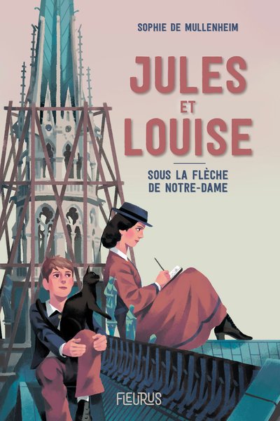 Picture of Jules et Louise. Sous la flèche de Notre-Dame
