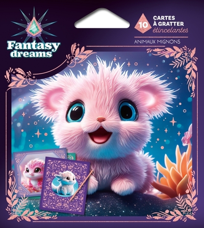 Picture of Cartes à gratter étincelantes - Animaux mignons