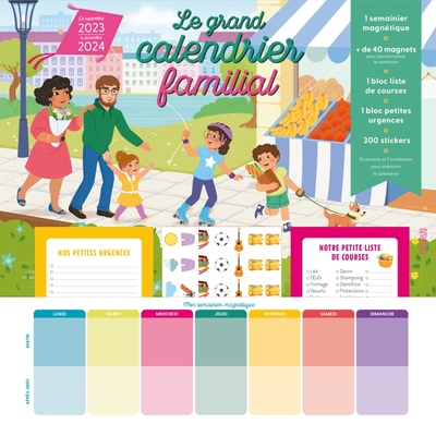 Picture of Le grand calendrier familial 2023-2024