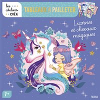 Image de Tableaux à pailleter - Licornes et chevaux magiques