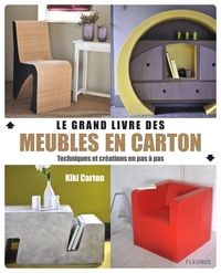 Image de LE GRAND LIVRE DES MEUBLES EN CARTON-TECHNIQUES ET CREATIONS EN PAS A PAS