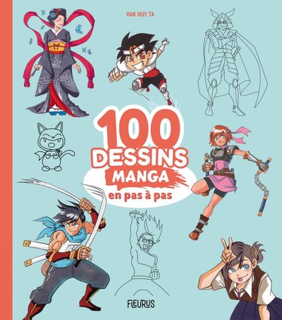 Image de 100 dessins manga en pas à pas