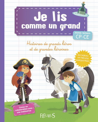 Image de HISTOIRES DE GRANDS HEROS ET DE GRANDES HEROINES (+MARQUE-PAGE)