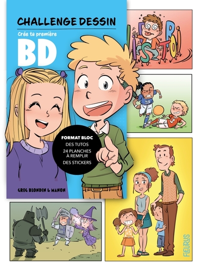 Image de Bloc challenge dessin - Crée ta première BD !