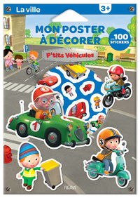Image de Pochette poster + sticker P'tits véhicules - La ville